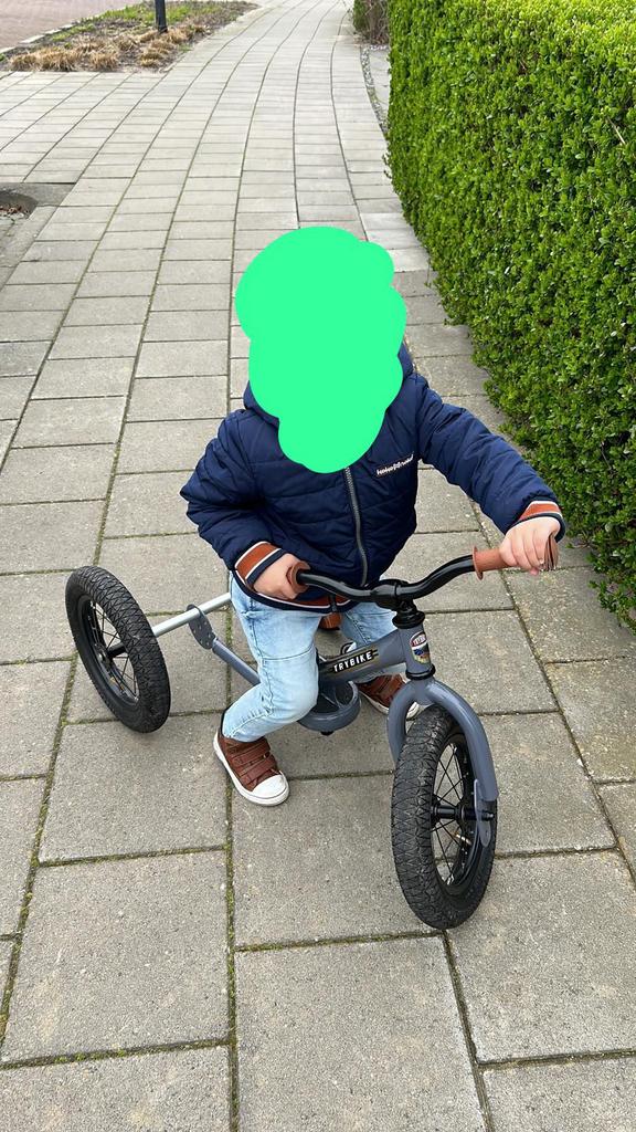 Trybike steel grey 2 in 1 loopfiets, Ophalen, Zo goed als nieuw