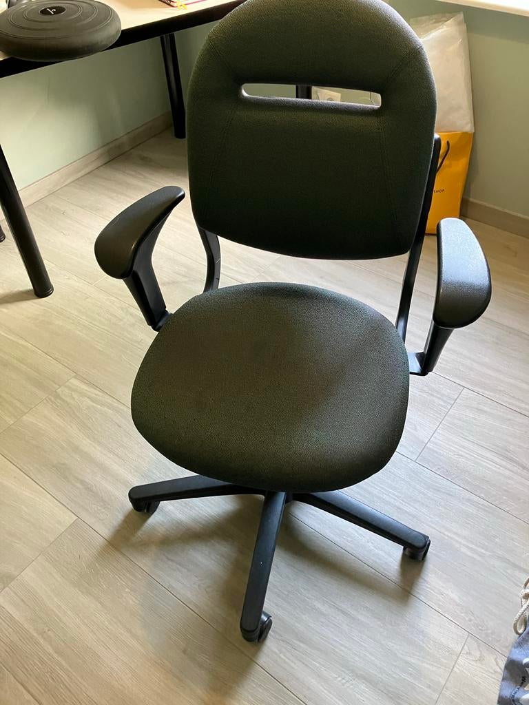 Bureaustoel met verende rugleuning - Zeer goede staat, Ophalen, Gebruikt, Bureaustoel