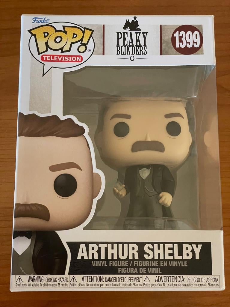 Funko POP! Vinyl Arthur Shelby #1399 Peaky Blinders vaulted, Verzamelen, Ophalen of Verzenden, Nieuw, Tv, Actiefiguur of Pop