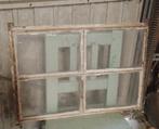 Antieke gietijzeren stalraam, Doe-het-zelf en Verbouw, Glas en Ramen, Ophalen, Gevelraam of Ruit, Gebruikt, Minder dan 80 cm