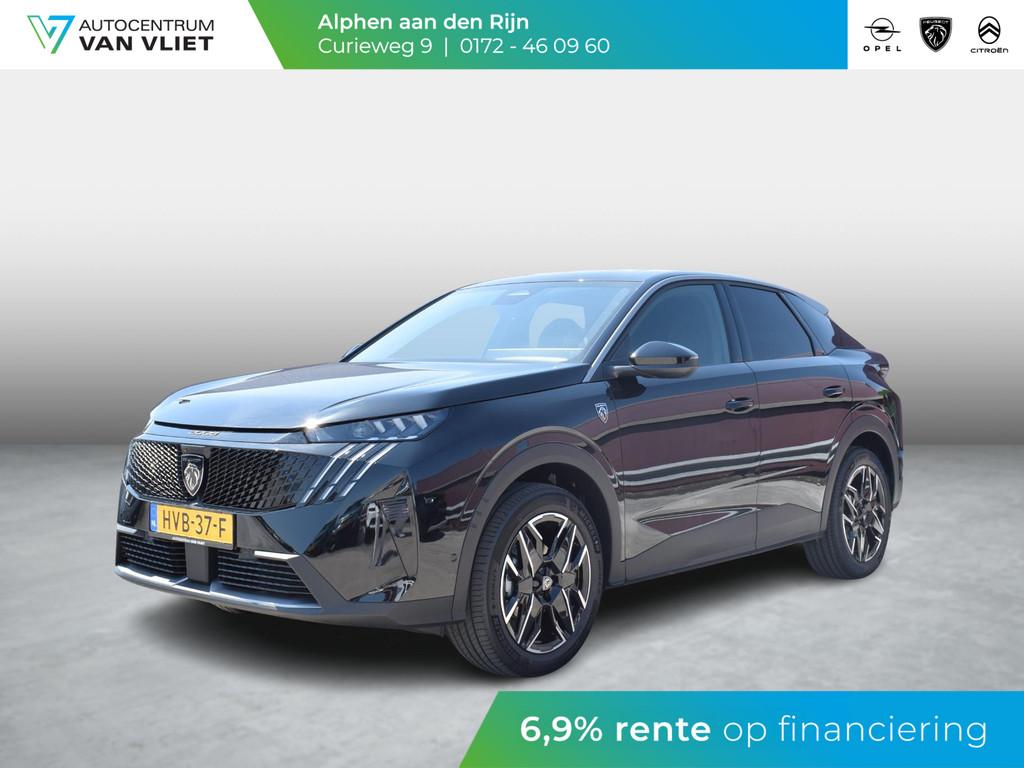Peugeot 3008 1.2 Hybrid 145 GT ALCANTARA STOELEN MET MASSAGE, Gebruikt, Euro 6, 1199 cc, Zwart