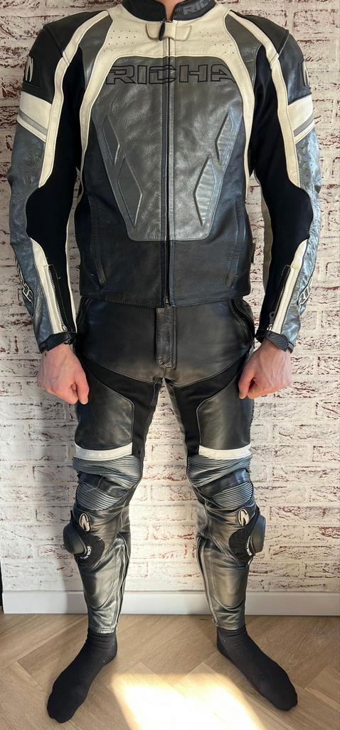 Richa Motorpak Leer - Maat 52/50, Motoren, Kleding | Motorkleding, Combipak, Heren, Tweedehands, Ophalen of Verzenden