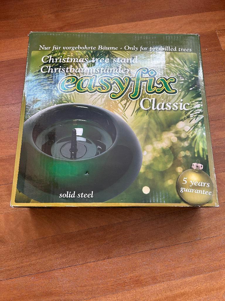 Kerstboomstandaard easyfix – snel & stevig, Ophalen of Verzenden, Zo goed als nieuw