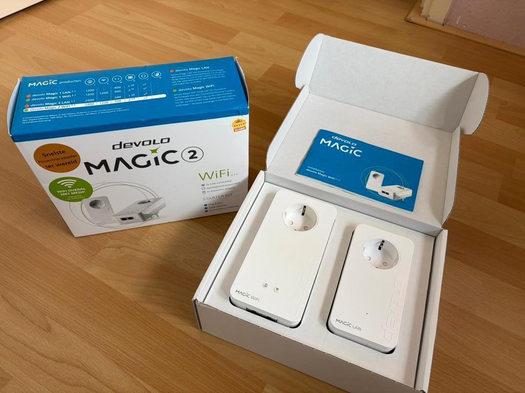 Devolo Magic 2 Wifi Next Powerline Starter Kit, Computers en Software, Powerlines, Ophalen of Verzenden, Zo goed als nieuw, TP-Link, Devolo