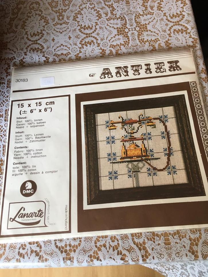 Lanarte Vintage borduurset Nieuw., Hobby en Vrije tijd, Borduren en Borduurmachines, Nieuw, Borduurpakket, Handborduren