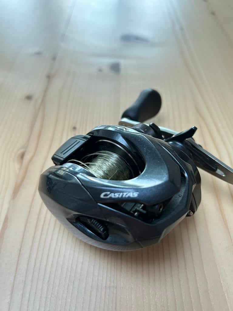 Shimano Casitas 151HG Baitcaster reel, Ophalen of Verzenden, Zo goed als nieuw, Molen