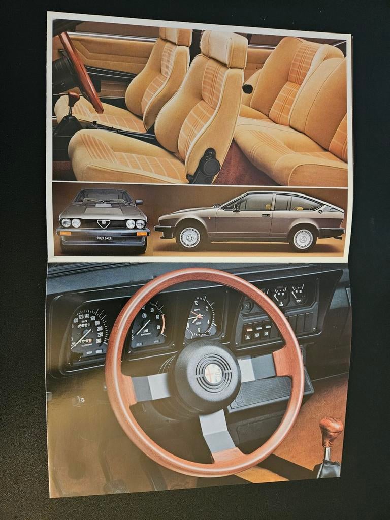 Brochure Alfa Romeo GTV 6 2.5 & GTV 2.0 1982, Ophalen of Verzenden, Zo goed als nieuw, Alfa Romeo
