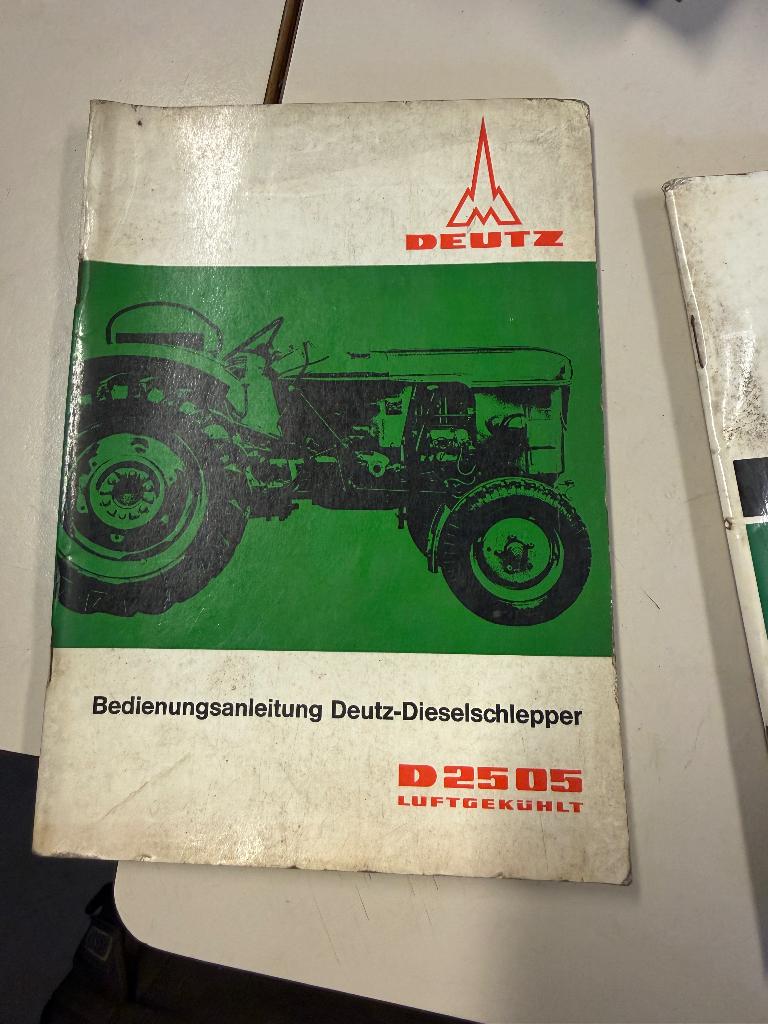 Bedienings handleiding deutz 2505, Ophalen of Verzenden