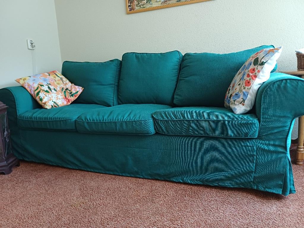 Gratis afhalen 3 zits bank, Huis en Inrichting, Banken | Bankstellen, Ophalen, Gebruikt, Driepersoons, 75 tot 100 cm