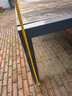 Tuintafel - Nieuw blad nodig (180x100x75cm), Ophalen, Gebruikt, Rechthoekig, Metaal