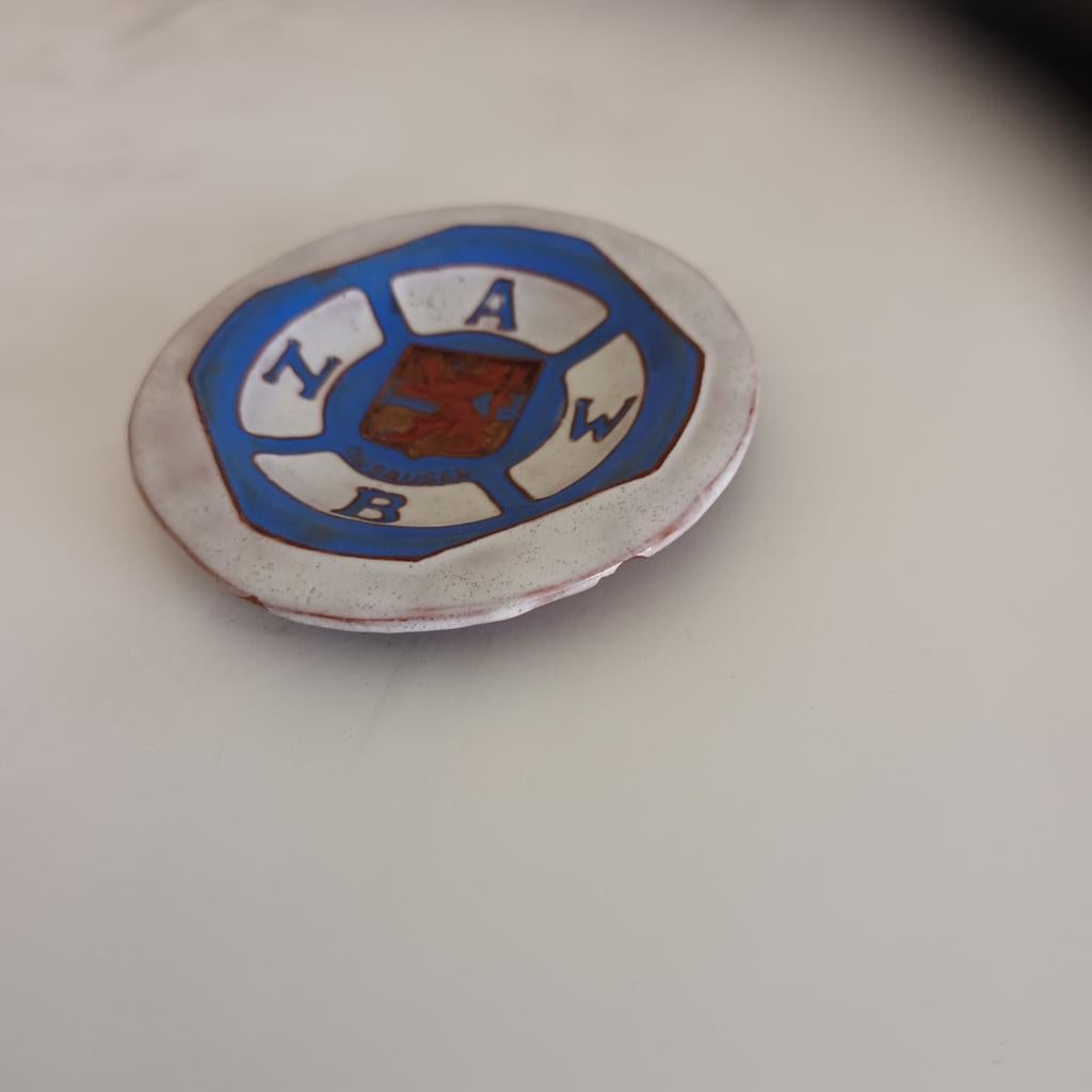 ANWB wandbordje of asbakje vintage, Ophalen of Verzenden