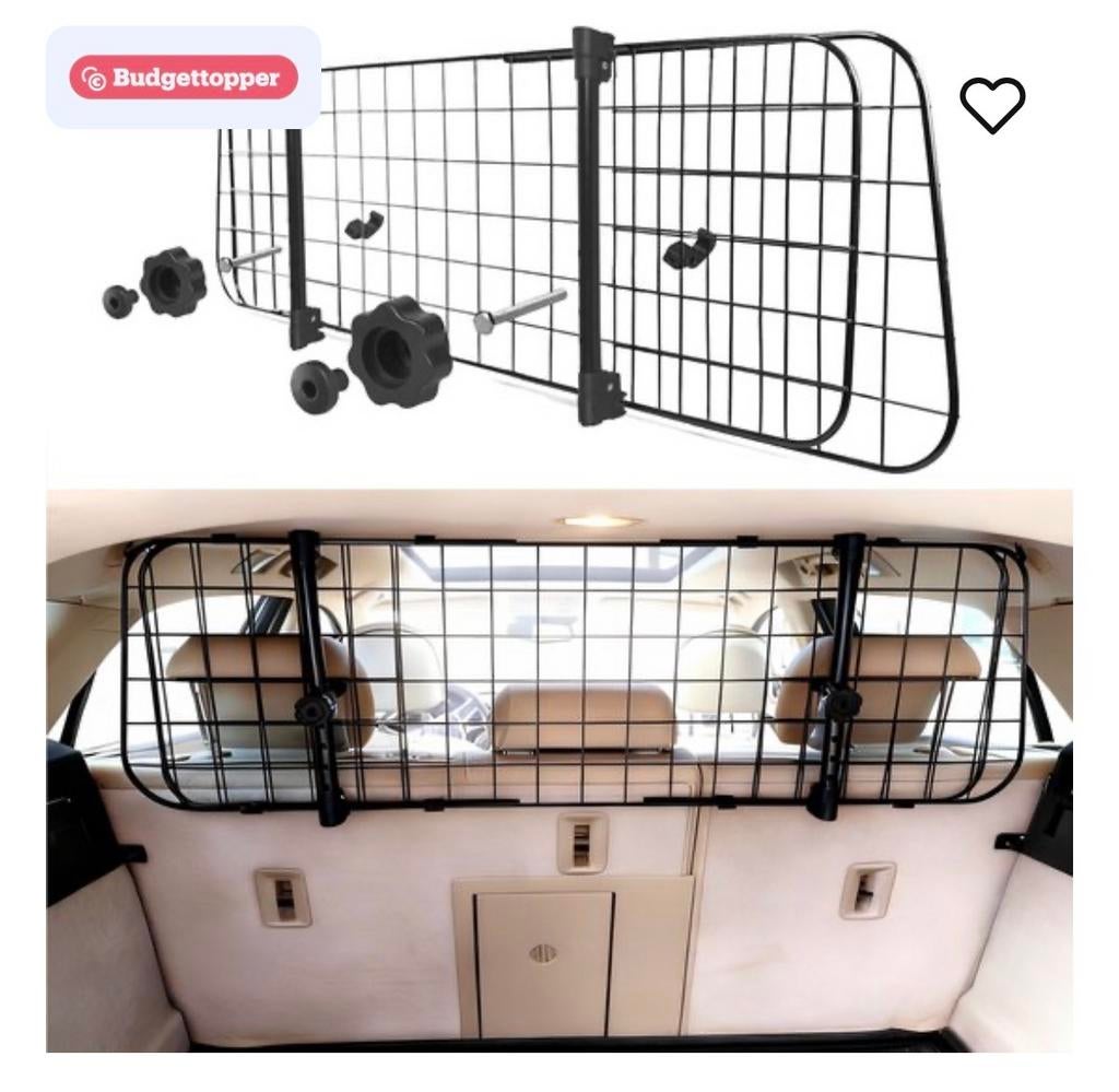 Sakura Hondenrek Auto Universeel - Verstelbaar Hondenhek, Ophalen, Nieuw