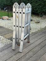 Altrex uitklap ladder, Ophalen of Verzenden, Gebruikt, Opvouwbaar of Inschuifbaar, 4 meter of meer