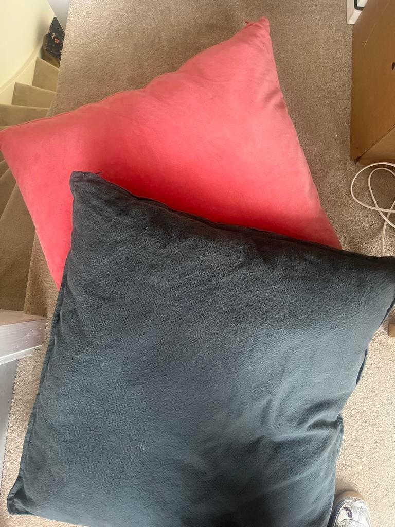 Grote IKEA chill kussens, Ophalen, Gebruikt, Roze, Rechthoekig