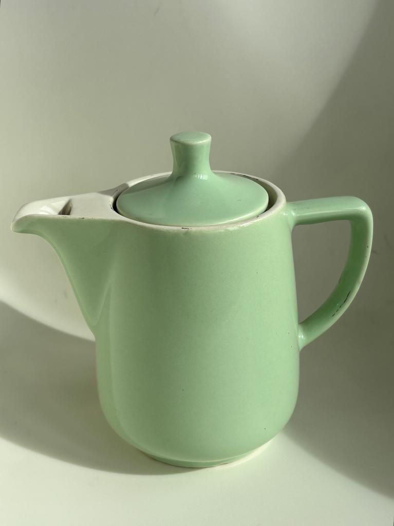 Vintage Melitta koffie - of theepot lichtgroen, Antiek en Kunst, Antiek | Keramiek en Aardewerk, Ophalen of Verzenden