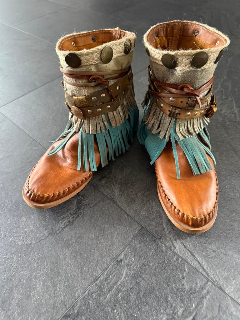 Karma of charme ibiza laarsjes maat 41, Kleding | Dames, Schoenen, Ophalen, Bruin, Lage of Enkellaarzen, Nieuw