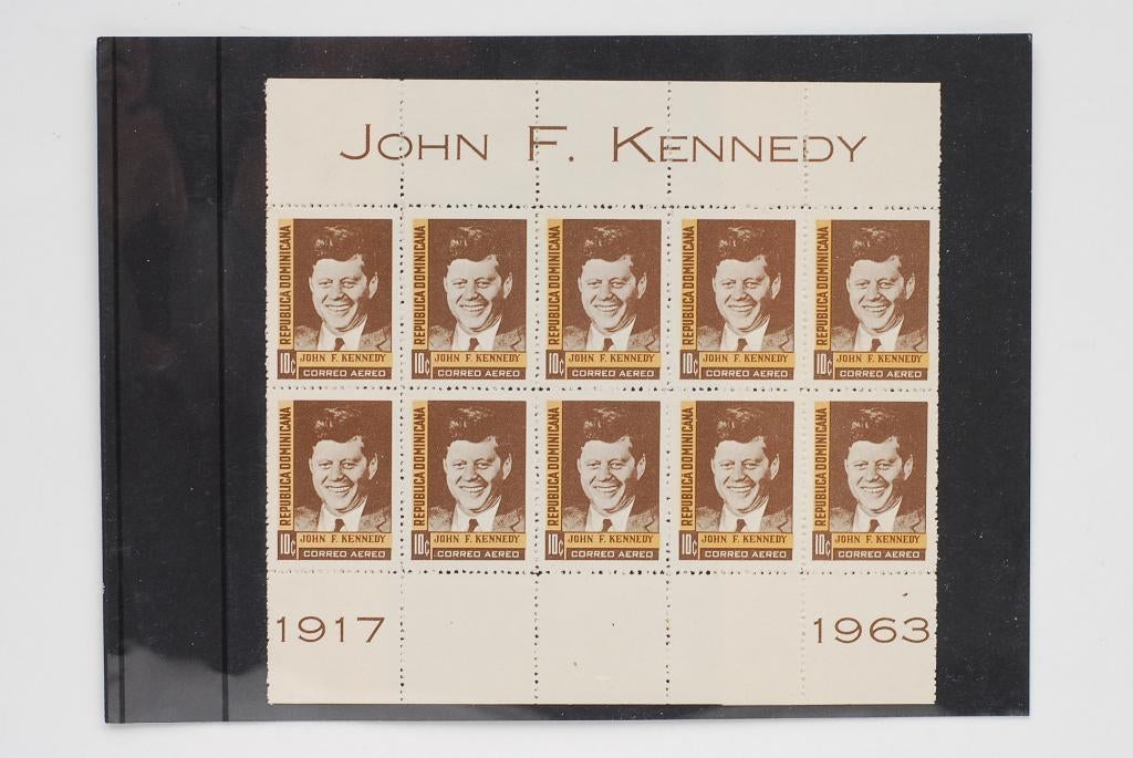 John F. Kennedy - JFK Dominican Republic 1917 1963, Postzegels en Munten, Postzegels | Amerika, Verzenden, Postfris, Noord-Amerika