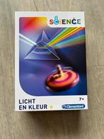 Clementoni Science Licht en Kleur Experimenteerdoos, Ophalen of Verzenden, Zo goed als nieuw, Ontdekken