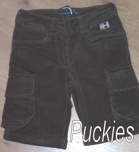 Bruine Pirouette short/bermuda maat 128 NIEUW (6670) a, Kinderen en Baby's, Kinderkleding | Maat 128, Broek, Nieuw, Ophalen of Verzenden