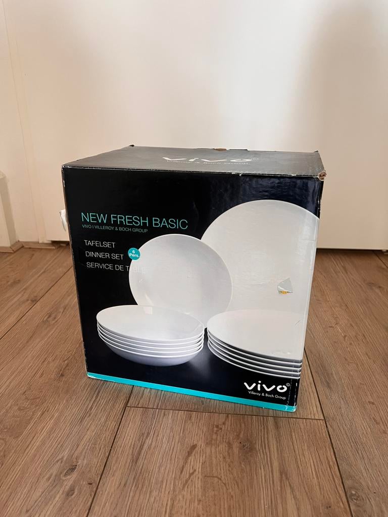 Villeroy & Boch VIVO Tafelset servies, Huis en Inrichting, Keuken | Servies, Ophalen, Nieuw, Porselein, Overige stijlen