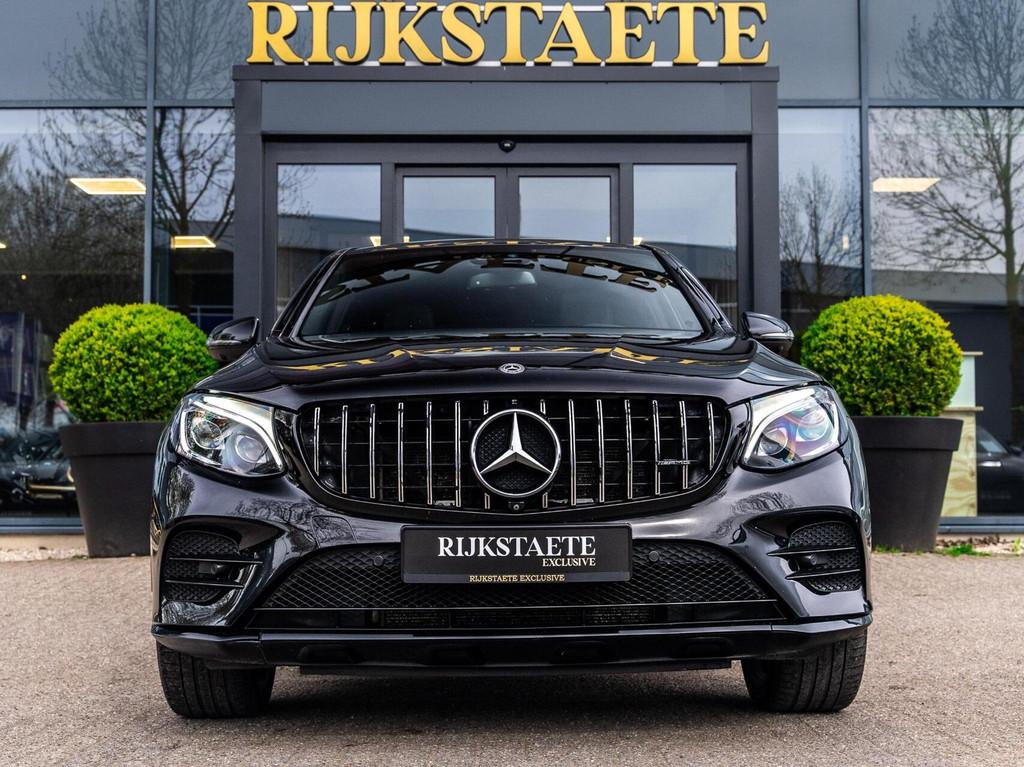 Mercedes GLC-klasse Coupé AMG 43 4MATIC|PANO|360°|BURMESTE, Auto's, Automaat, Gebruikt, 367 pk, Leder