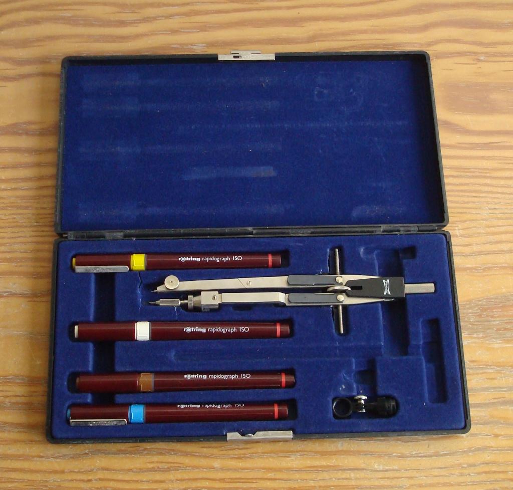ROTRING RAPIDOGRAPH ISO NO 9230, Hobby en Vrije tijd, Tekenen, Ophalen of Verzenden, Gebruikt, Potlood of Stift