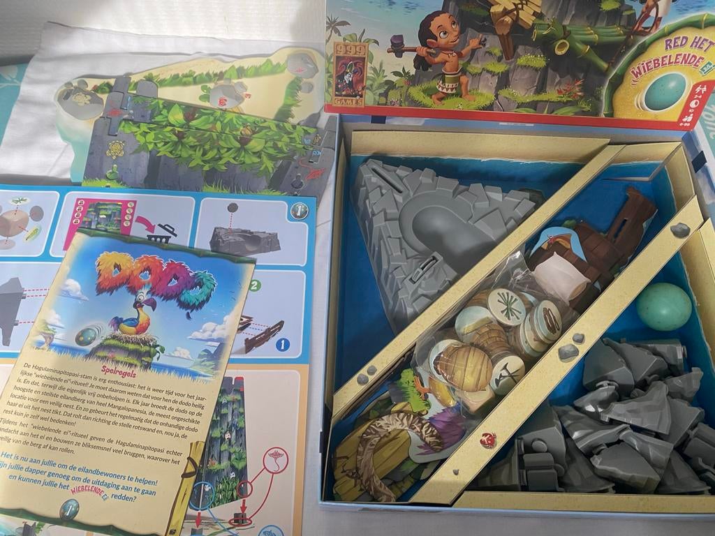 Dodo Bordspel - Red het Wiebelende Ei!, Drie of vier spelers, Ophalen of Verzenden, Zo goed als nieuw