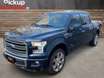 Ford USA F150 3.5 V6 Ecoboost SuperCab LIMITED DEALER ONDERH, Auto's, Blauw, F-150, Leder, Bedrijf