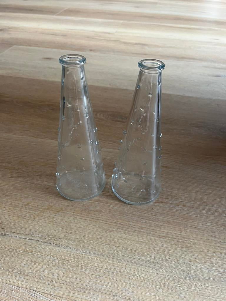 GRATIS 2 vaasjes 19cm hoog Ikea, Ophalen, Zo goed als nieuw, Overige typen