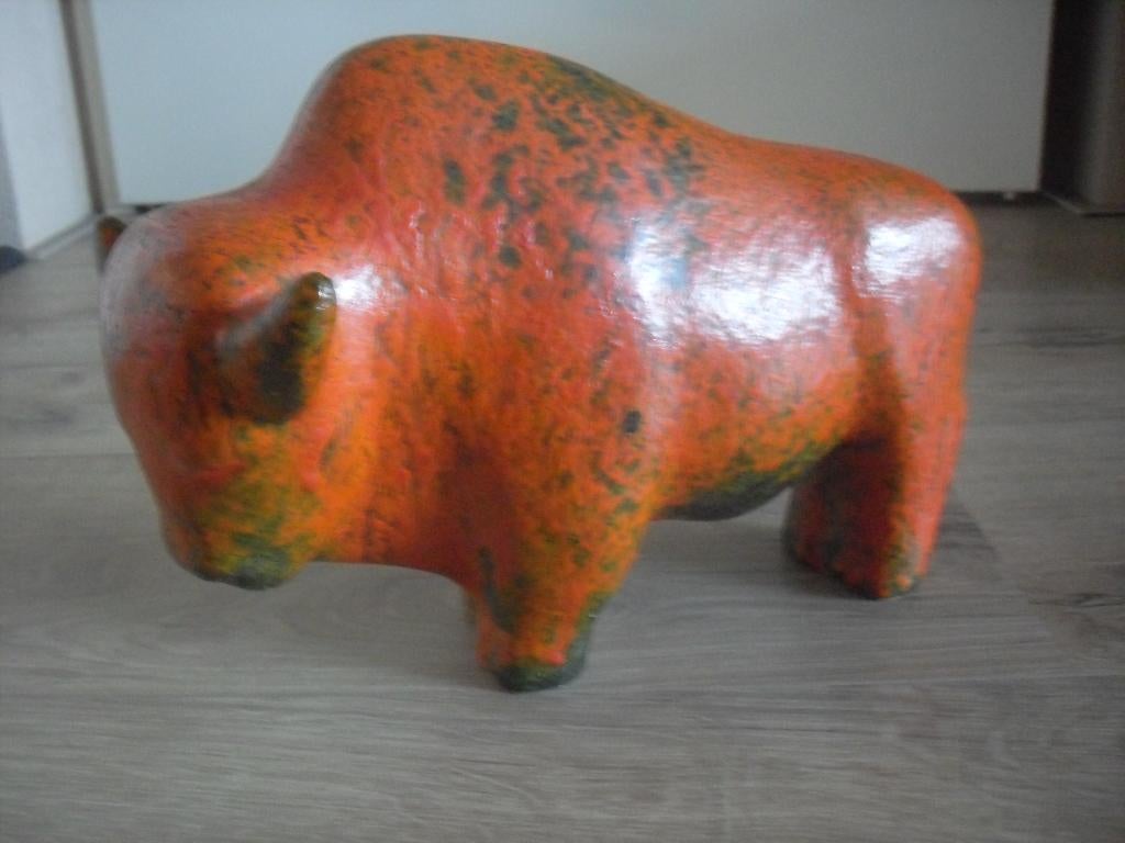 ruscha kurt tschorner stier jaren 60   xl, Ophalen of Verzenden