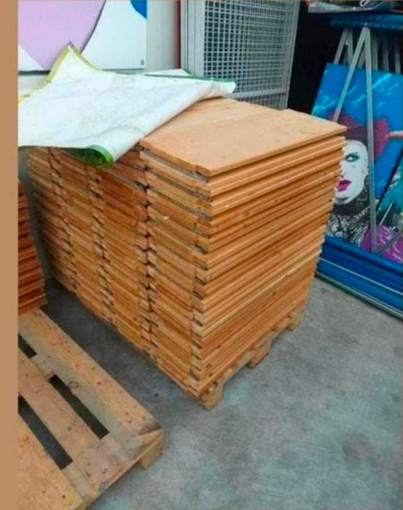 2000 planken 40x100cm 18mm lundia & bruynzeel greenhout, Ophalen of Verzenden