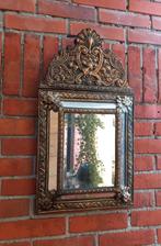 Mooie oude spiegel 55x35cm, Ophalen, Rechthoekig