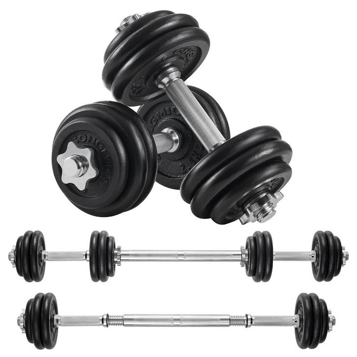 Dumbells 20kg verstelbaar, Sport en Fitness, Fitnessmaterialen, Zo goed als nieuw, Dumbbell, Ophalen