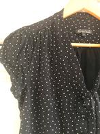 Waanzinnig mooie zwarte King Louie polkadot TOP Mt L, Kleding | Dames, Ophalen, Zwart, Maat 42/44 (L), Zo goed als nieuw