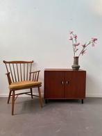 Vintage spijlenfauteuil jaren 50 borge mogensen, Ophalen, Minder dan 50 cm, ., 2de hands