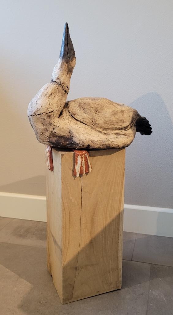 keramiek beeld/ Jan van Gent, Ophalen