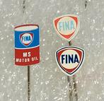 Vintage Fina Speldjes - Motor Olie, Ophalen of Verzenden, Gebruikt, Overige onderwerpen, Speldje of Pin
