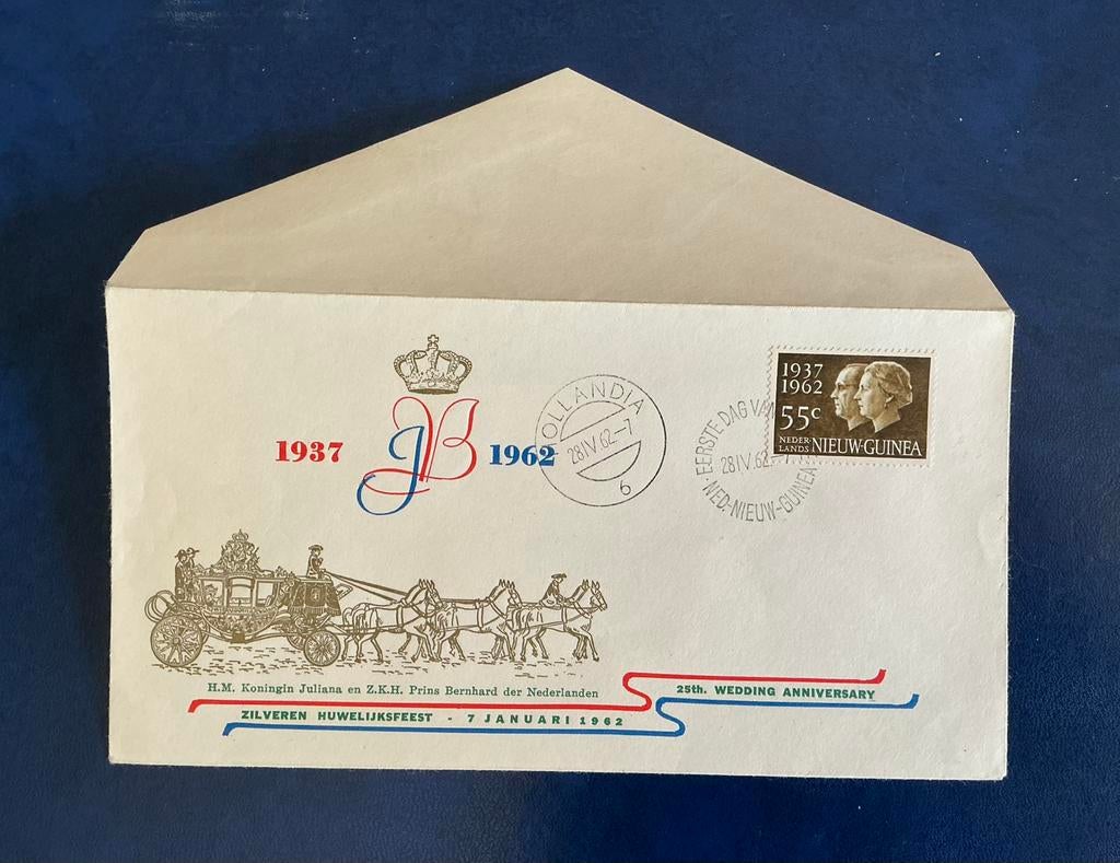 Nederlands Nieuw Guinea NVPH E9 Onbeschreven, Postzegels en Munten, Postzegels | Eerstedagenveloppen, Ophalen of Verzenden, Onbeschreven