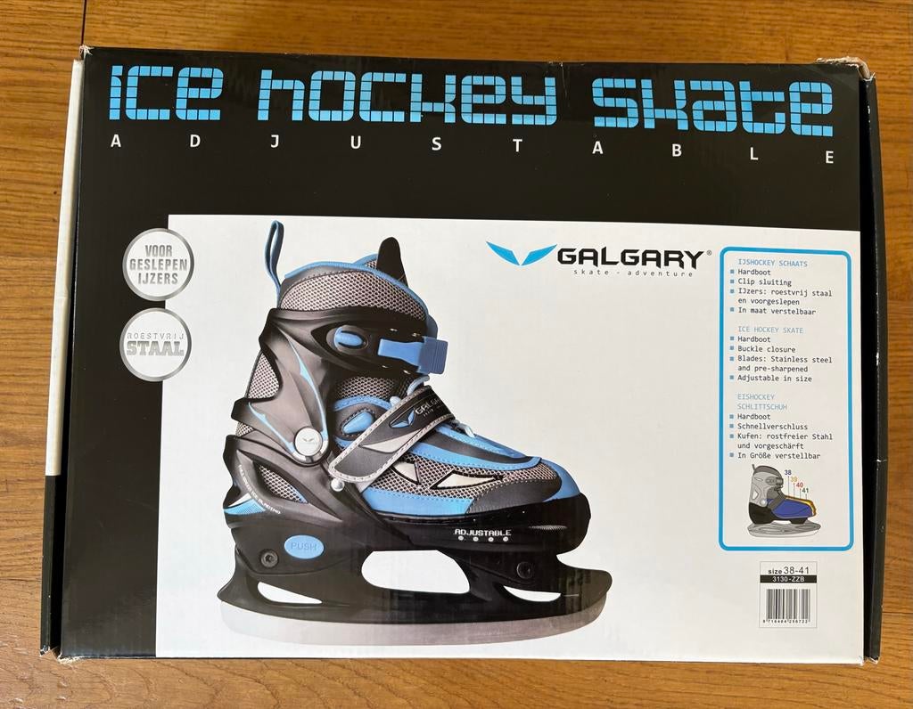 IJshockey schaatsen jongens/mannen verstelbaar, Sport en Fitness, Schaatsen, Ophalen, Zo goed als nieuw, IJshockeyschaatsen, Overige merken