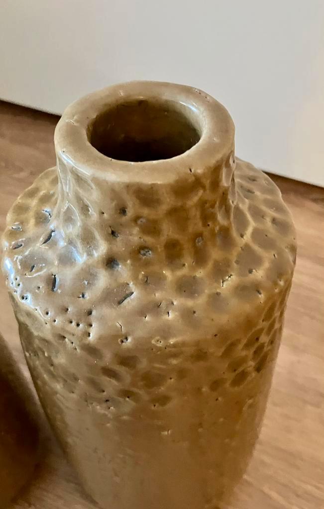 2 keramieken vazen, Huis en Inrichting, Woonaccessoires | Vazen, Zo goed als nieuw, Overige kleuren, Minder dan 50 cm, Aardewerk of Porselein