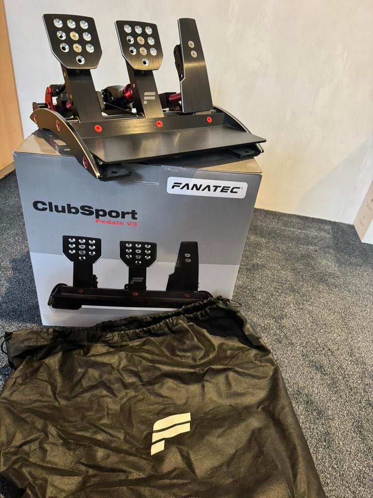 Fanatec clubsport pedals V3, Computers en Software, Joysticks, Zo goed als nieuw, Ophalen of Verzenden