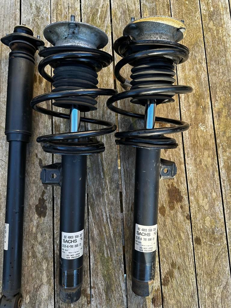 BMW Z4 E85 M-sport schokdempers set met toplagers, Ophalen of Verzenden, Gebruikt, BMW