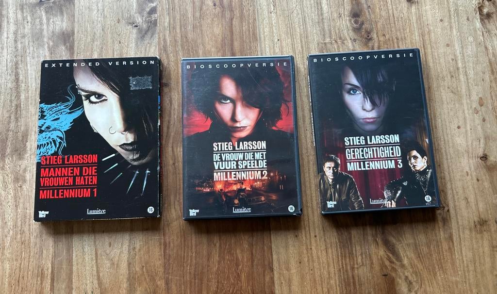 Millennium dvd's complete serie, Gebruikt, Vanaf 16 jaar, Boxset, Ophalen of Verzenden