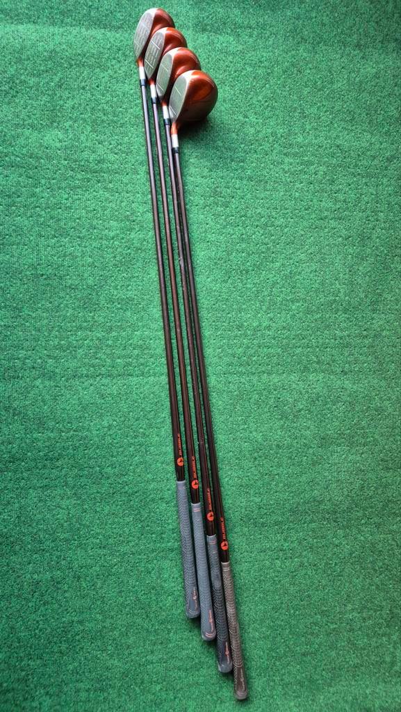 TaylorMade Burner SuperSteel woods set – Driver + 3, 5 en 7, Sport en Fitness, Golf, Gebruikt, Set, Overige merken, Ophalen of Verzenden