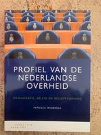 Profiel van de Nederlandse Overheid - Patricia Wiebinga, Boeken, Ophalen of Verzenden, Zo goed als nieuw, Politiek en Staatkunde