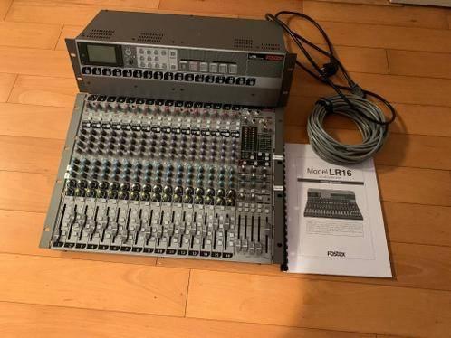 Fostex LR16 digitale recording mixer, Muziek en Instrumenten, Ophalen of Verzenden, Gebruikt, 10 tot 20 kanalen, Microfooningang