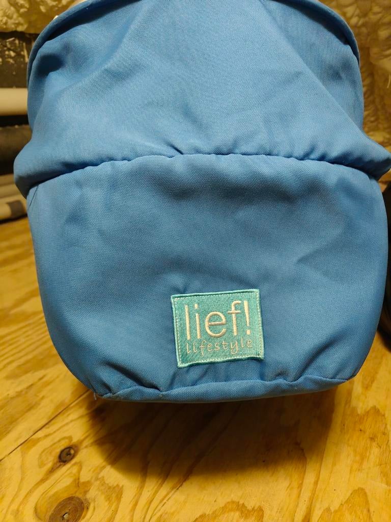 Lief! Lifestyle Babyzitje - Blauw Geruit, 0 t/m 13 kg, Ophalen, Overige merken, Gebruikt