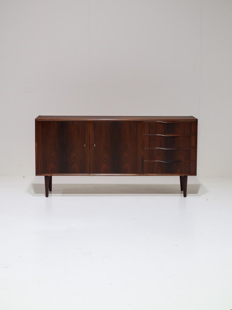 Erling Torvits sideboard palissander dressoir Deens, Ophalen, Met deur(en), -, -