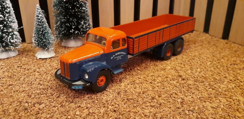 Tekno scania, Hobby en Vrije tijd, Modelauto's | 1:50, Ophalen of Verzenden, Zo goed als nieuw, Bus of Vrachtwagen, Overige merken