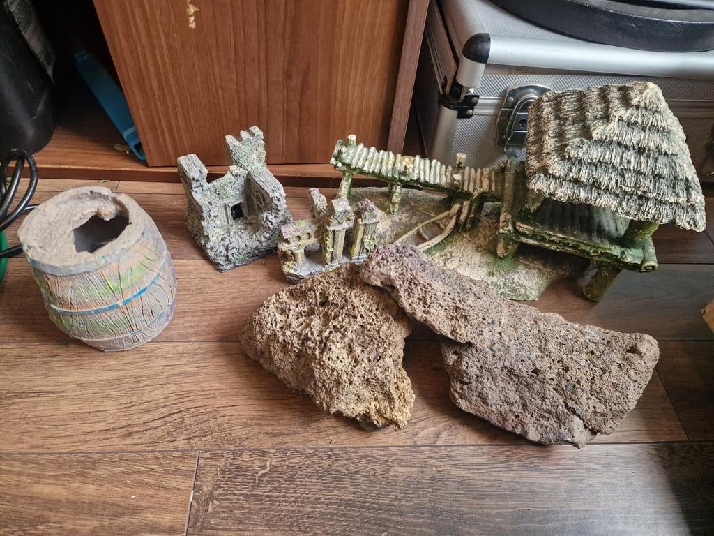 Spullen voor in aquarium, Ophalen